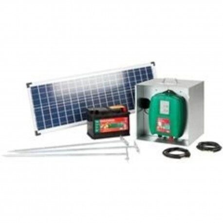 Elektryzator bateryjny Mobil Power AN5500 kpl. z panelem słonecznym 45W AKO