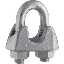 Zacisk kabłąkowy do lin ocynkowany 6 mm M5