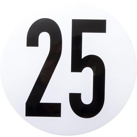 Naklejka "25 km" BF25F