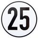 Tablica ostrzegawcza 25 km/h BL25