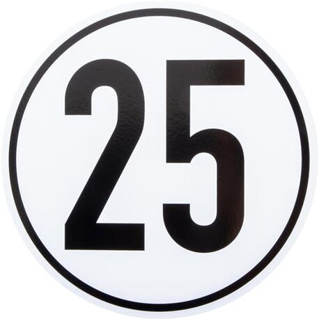 Tablica ostrzegawcza 25 km/h BL25
