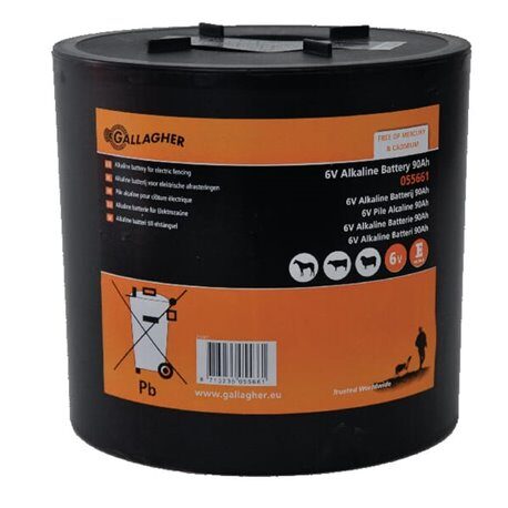 Bateria okrągła 6V 90 Ah alkaliczna 8713235055661 055661GAL