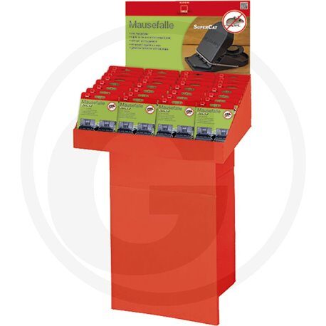 Pułapka na myszy Swissinno SuperCat stojak ekspozycyjny 40 × 2 szt.