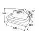 Poidło wannowe pastwiskowe 30 l model WT30 160.0030 Suevia (9)
