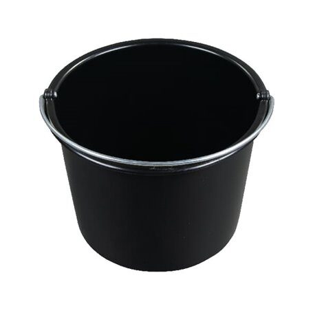 Wiadro gospodarcze wzmocnione 20 l czarne HDPE