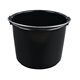Wiadro gospodarcze wzmocnione 20 l czarne HDPE (2)