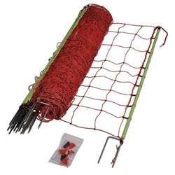 Wolvennet 120cm/50m dubbele pennen +/- systeem