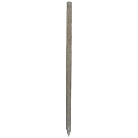 Palik ogrodzeniowy 180cm x Ø75mm szary AKO