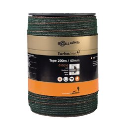 Taśma do pastucha 40 mm 200 m zielona TurboStar Gallagher