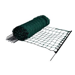 Siatka ogrodzeniowa Hobby dla królików 65 cm x 50 m zielona Gallagher