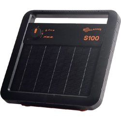 Electric fence energiser Solar S100 (with Battery)