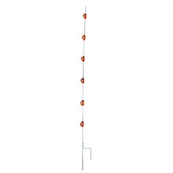 Słupek stalowy do pastucha Multi wire 1,50 m biały Gallagher (10 szt.)