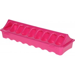 Karmidło dla kur 30 cm x 9,5 cm, różowe