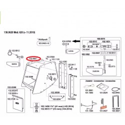 Suevia 132.6087 Korpus rynny dla mod. 620 dla 1¼”
