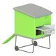 Mobilny domek dla kur, Mobile Coop, 120 x 105 x 166,5 cm, tworzywo sztuczne, zielony, Kerbl