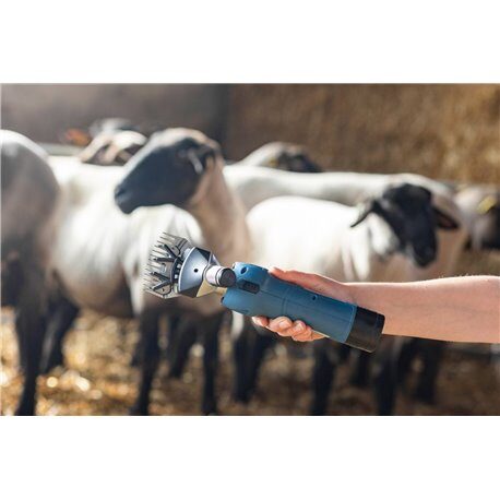 Maszynka do strzyżenia owiec FarmClipper Akku2, 1 akumulator, niebieski Clipster