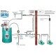 Podgrzewacz wody do obór HeatFlow 6 kW (2x 3 kW) Suevia 101.2233