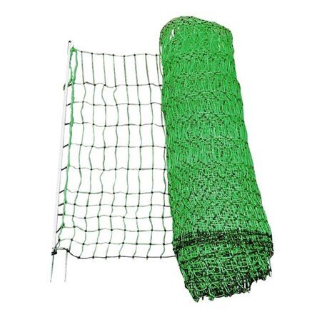 Siatka nieelektryczna dla drobiu, 25 m, 112 cm,, podw. szpic, zielony, Kerbl