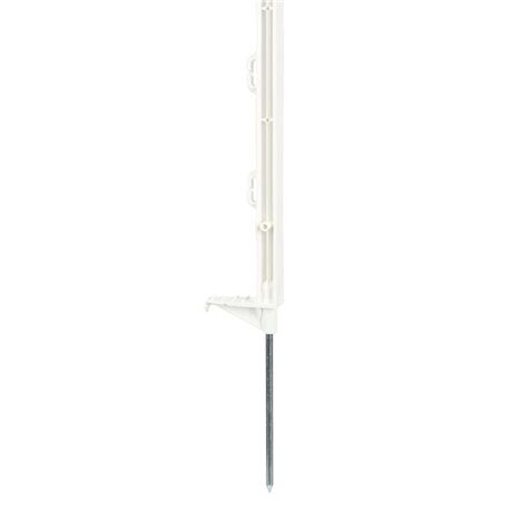 Palik ogrodzeniowy z polipropylenu BASIC, 105 cm, biały, poj. stopka, 60 szt., Kerbl
