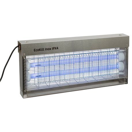 Lampa owadobójcza EcoKill Inox, IPX4, 2 x 18 W, Kerbl