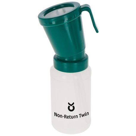 Kubek do dezynfekcji strzyków Twin, bezpowrotny, zielony, 300 ml, Kerbl
