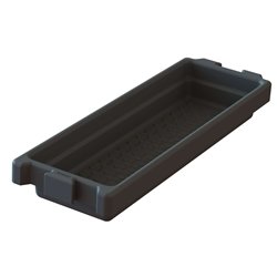 Wanna do dezynfekcji racic SuperKombi Mini, 120 x 40 x 18 cm, 50 l, czarna, Kerbl