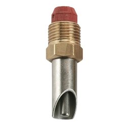 Poidło smoczkowe dla prosiąt i warchlaków mosiądz/stal, cienki trzpień, 1/2" - 3/8", 55 mm, Kerbl