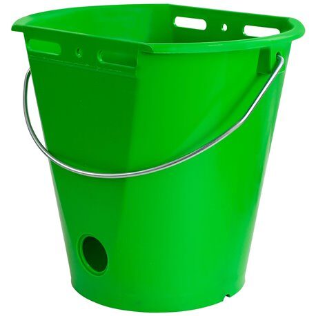 Wiadro do pojenia cieląt "Food Safe", ze skalą, 8 l, zielony, Kerbl