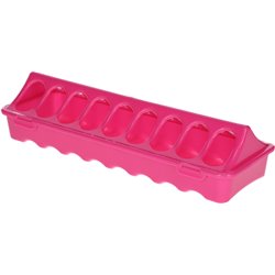 Karmidło dla kur 30 cm x 9,5 cm, różowe, Kerbl