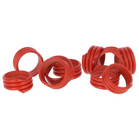 Opaska spiralna dla drobiu, 20 mm, czerwona, 100 szt., Kerbl
