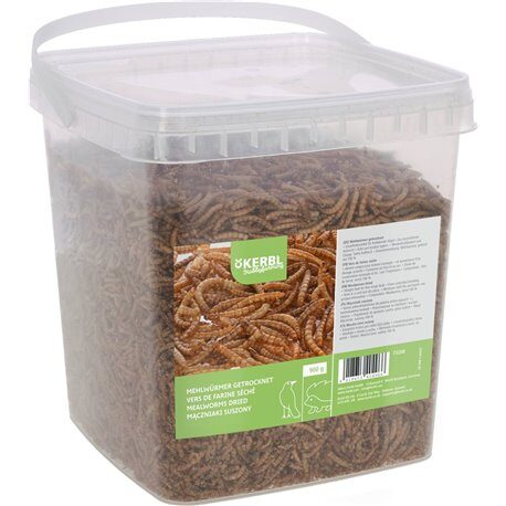 Suszone larwy mącznika, 900 g, Kerbl