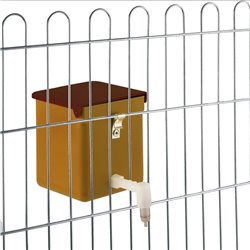 Poidło dla królików kropelkowe Kerbl 500 ml brązowe