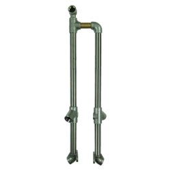 Edelstahlrohr VA ½" Trennwand