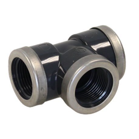 Suevia 103.0234 - Trójnik redukcyjny PVC 2x 3/4 - 1x 1/2