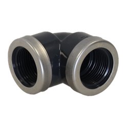 Suevia 103.0012 - Kolanko PVC 90° 1/2" ze wzmocnieniem