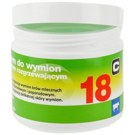 Balsam do wymion z efektem rozgrzewającym ”18”, 500 ml, Canagri 01-5463