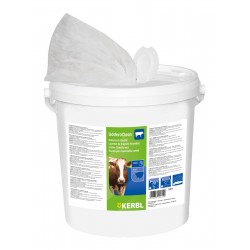 Tekstylne ręczniki do wymion w wiadrze Uddero Clean, 20 x 20 cm, 1000 szt., Kerbl 15815