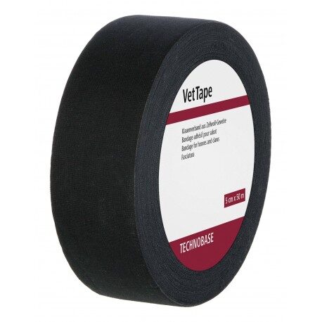 Bandaż do racic VetTape, samoprzylepny, 50 m x 50 mm, czarny, Kerbl 16390
