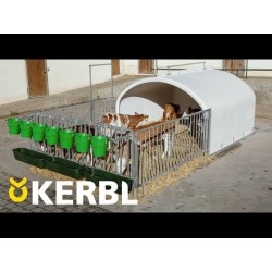 Budka dla cieląt Premium XXL z wygrodzeniem Kerbl