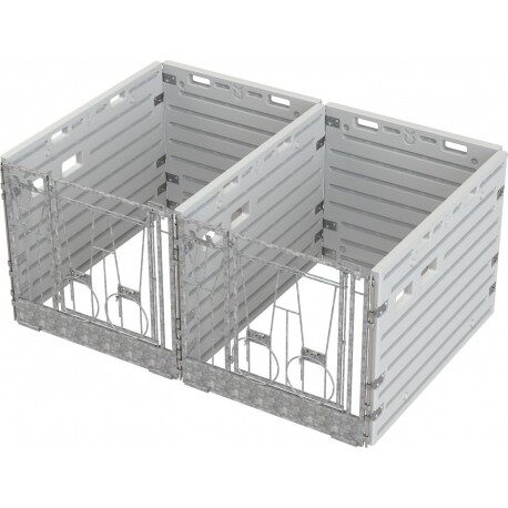 Modułowy box dla cielęcia, podwójny, wolnostojący, Kerbl 14628