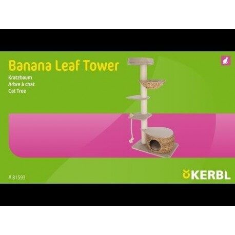 Drapak dla kota Banana Leaf Tower, beżowy, Kerbl 81593