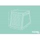 Transporter aluminiowy dla psa Barry, pojedyncze drzwi, 92 x 65 x 65,5 cm, Kerbl 80586