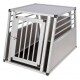 Transporter aluminiowy dla psa Barry, pojedyncze drzwi, 92 x 65 x 65,5 cm, Kerbl 80586