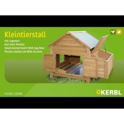 Domek drewniany dla królików, kur, 105 x 100 x 108 cm, Kerbl 82807