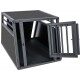 Klatka transportowa dla psa, 92 x 65 x 65 cm, aluminiowa, grafit, Kerbl 80047