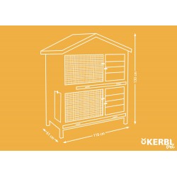 Domek dla gryzoni Appartement Pro, 118 x 61 x 130 cm, Kerbl 81719
