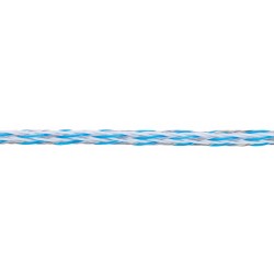 Plecionka ogrodzeniowa PlatinumLine, biało-niebieska, 2 rolki po 300 m, Kerbl 442829
