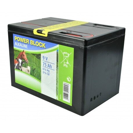 Bateria alkaliczna do elektryzatora, 9 V, 75 Ah, Kerbl 44225