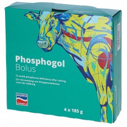 Bolus fosforowy dla krów zagrożonych zaleganiem, Phosphogol, 4 x 185 g, Agrochemica 15987