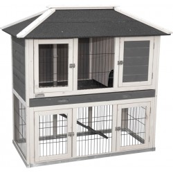 Klatka dla gryzoni Villa 118 x 68 x 118 cm, szara, KERBL